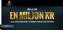 Dela p&aring; 1 miljon kronor hos No Account Casino!