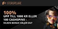 B&ouml;rja din upplevelse hos Storspelare med en fantastisk bonus