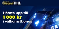 Dubbla din f&ouml;rsta ins&auml;ttning upp till 1000 kr hos William Hill