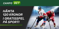 M&aring;nadens bonus: 120 kr i gratisspel hos CampoBet