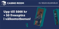 Slopade restriktioner – 100% upp till 5000 kr hos Casino Room!