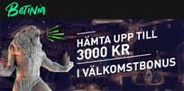 Månadens bonus: Upp till 3 000 kronor i bonus hos Betinia Casino!