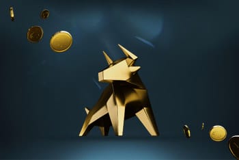 Guldtjur med svart bakgrund