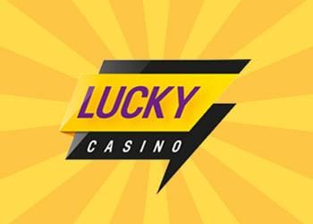 LUCKY Casino gul bakgrund