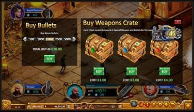 Buy bullets buy weapons crate