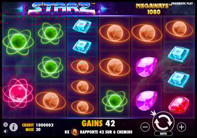 Starz Megaways spelautomat