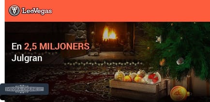 LeoVegas En 2,5 miljoners julgran