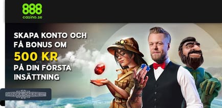 800 casino v&auml;lkomstbonu 500 kr