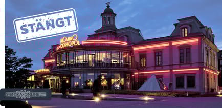 Casino Cosmopol i Sundvall - stämpel stängt