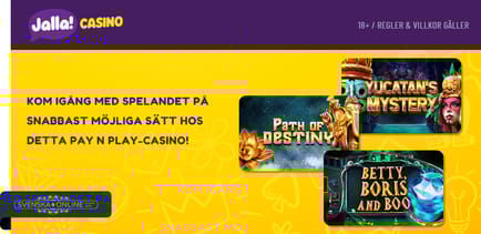 Jalla Casino Pay n Play