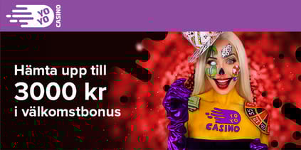 Hämta upp till 3000 kr i välkomstbonus hos YoYo casino