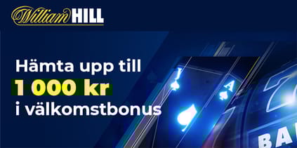 William Hill V&auml;lkomstbonus