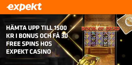 valkomstbonus hos expekt casino