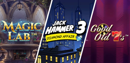 3 nya slots fr&aring;n NetEnt